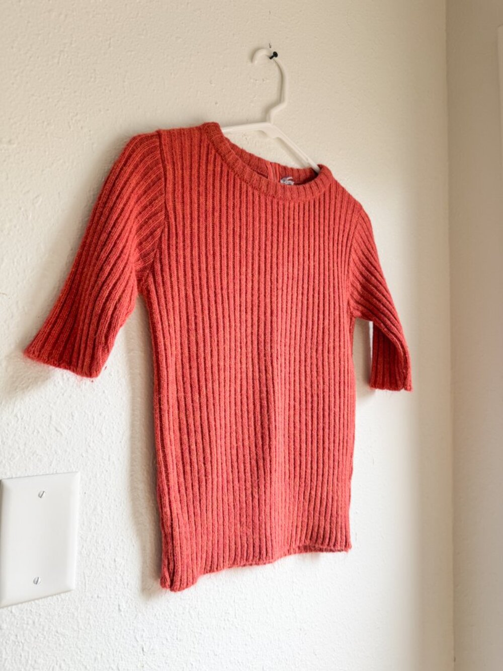 Vintage Bobbie Brooks Red/Orange Sweater - Picture 3 of 5